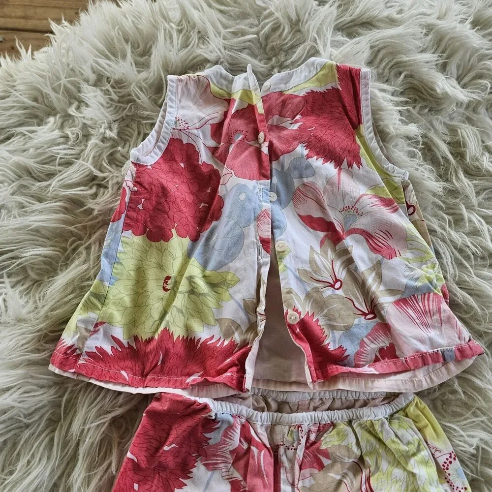 Top Shirt + Bottoms Reversible 12 Months Sleeveless Burberry Pink